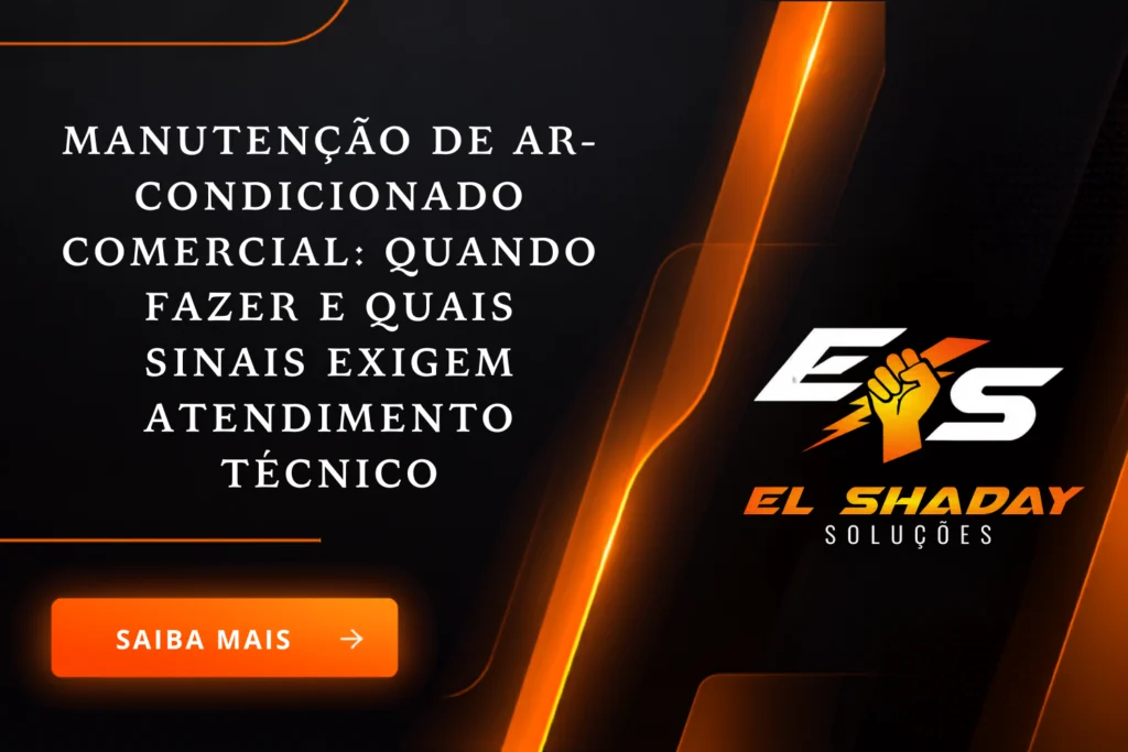 Manutenção de ar-condicionado comercial para empresas